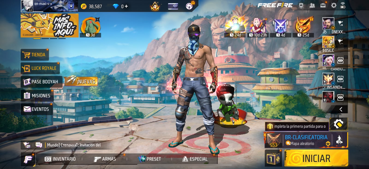 🔥 Cuenta Free Fire